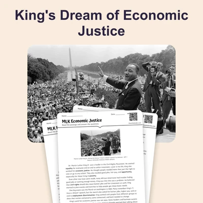 MLK Economic Justice - reading educational content