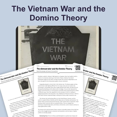 America Fights in the Vietnam War - reading educational content
