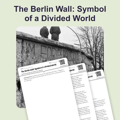 Building the Berlin Wall - reading educational content