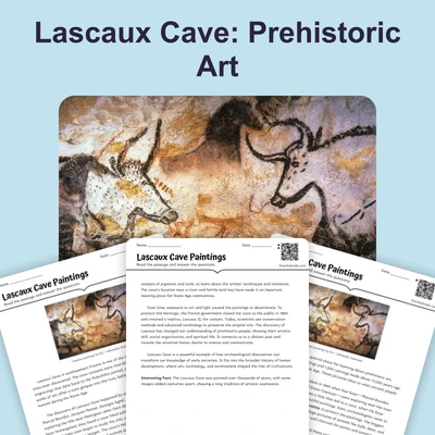 Lascaux Cave Paintings - reading educational content