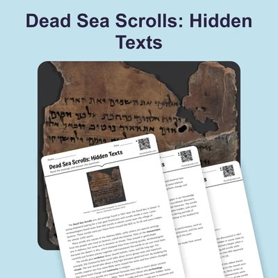 Dead Sea Scrolls Discovery - reading educational content