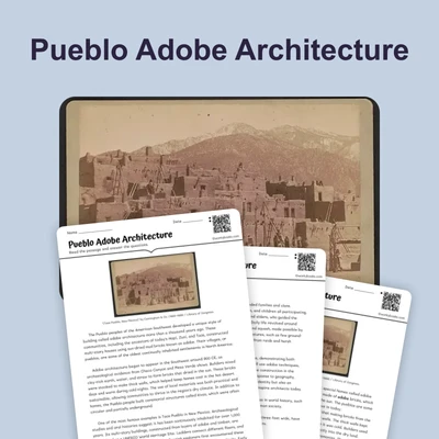 Pueblo Adobe Architecture - reading educational content