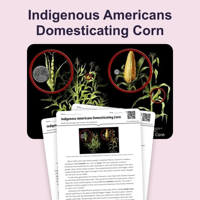 Indigenous Corn Domestication - reading educational content
