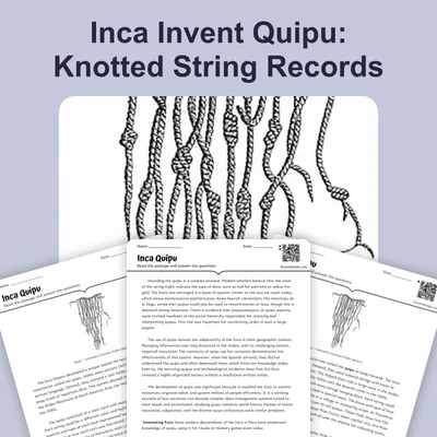 Inca Quipu - reading educational content