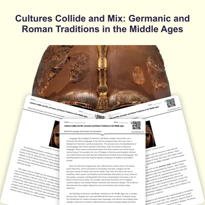 Cultures Collide and Mix - reading educational content