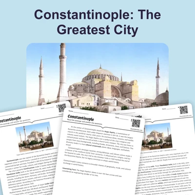 Constantinople: The Greatest City - reading educational content