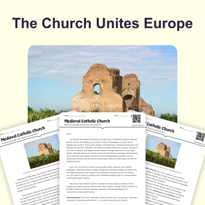 Medieval Church - reading educational content