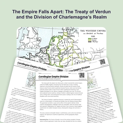 Treaty of Verdun Divides an Empire - reading educational content