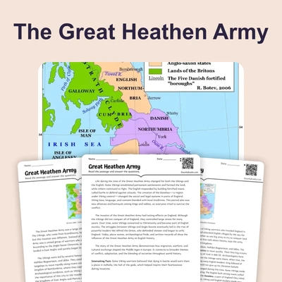 Great Heathen Army - reading educational content