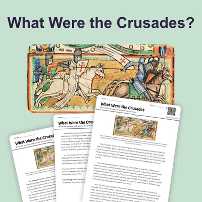 The Crusades - reading educational content