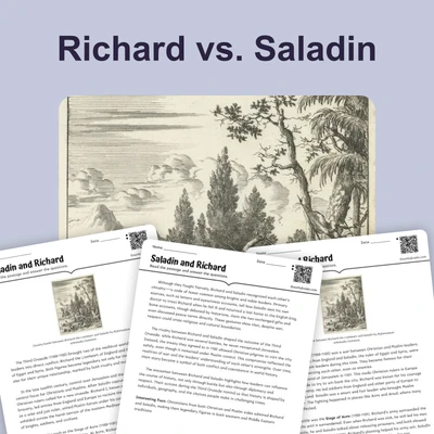 Saladin and Richard the Lionheart - reading educational content