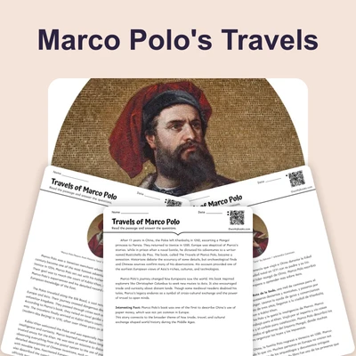 Travels of Marco Polo - reading educational content