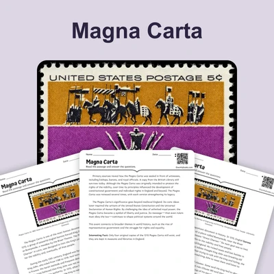 Magna Carta Limits the King - reading educational content