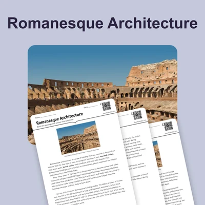 Romanesque Architecture - reading educational content
