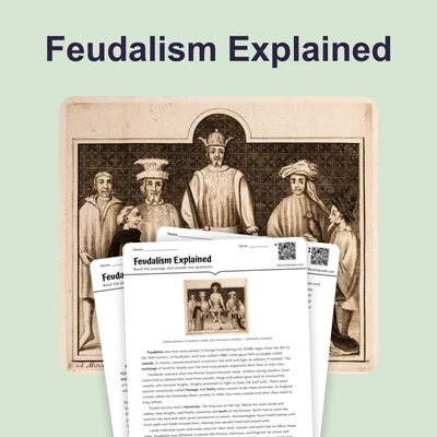 The Feudal System - reading educational content