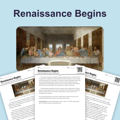 Renaissance Begins - reading educational content