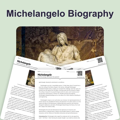 Michelangelo - reading educational content