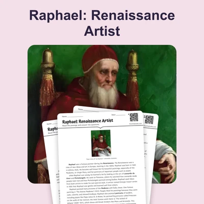 Raphael Paintings - reading educational content