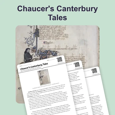 Chaucer's Canterbury Tales - reading educational content