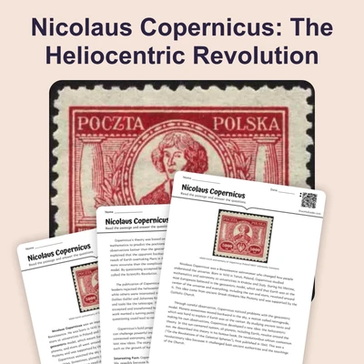 Nicolaus Copernicus - reading educational content