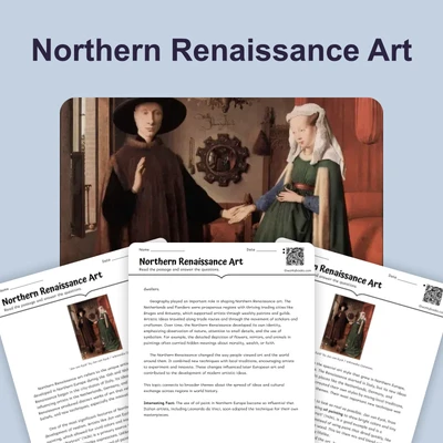 Northern Renaissance - reading educational content