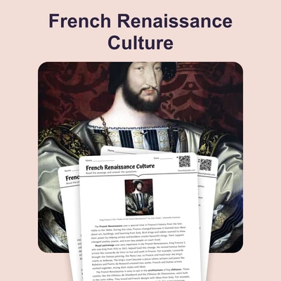 French Renaissance - reading educational content
