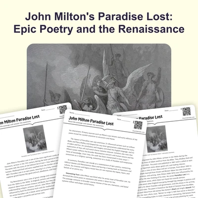 John Milton Paradise Lost - reading educational content