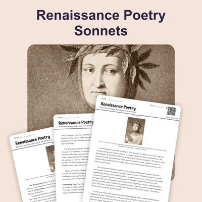 Renaissance Poetry - reading educational content