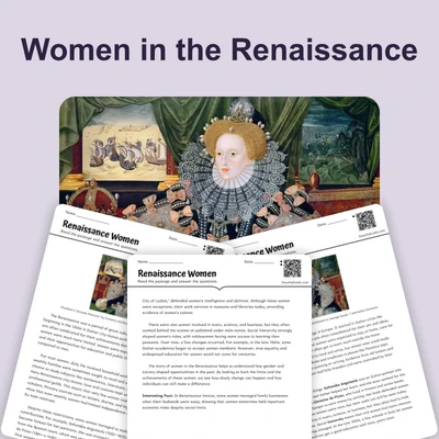 Renaissance Women - reading educational content