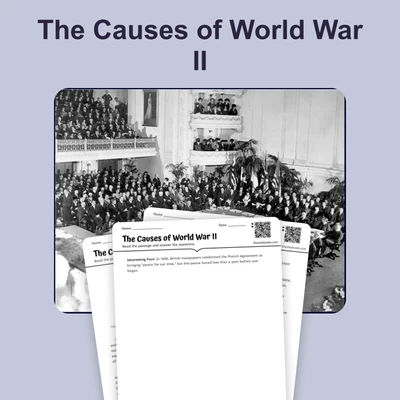 Events Leading to World War II - reading educational content