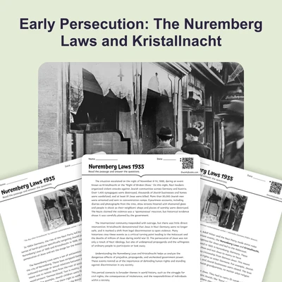 Nuremberg Laws 1935 - reading educational content
