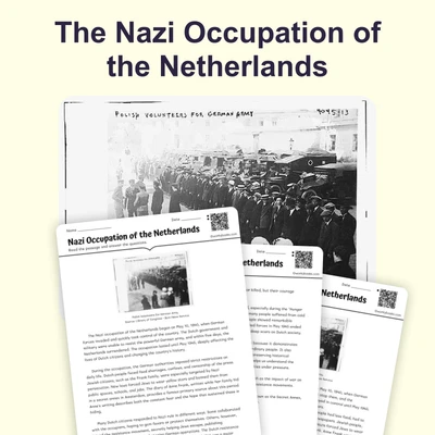 Nazi Occupation of the Netherlands - reading educational content