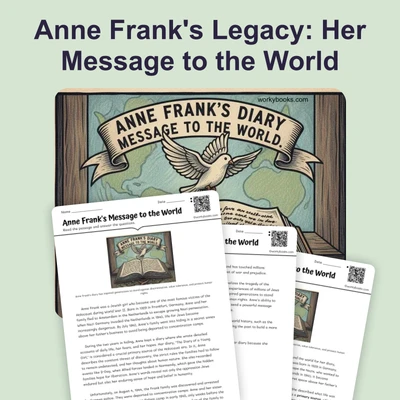 Anne Frank's Message to the World - reading educational content