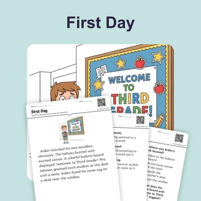 First Day  — Making Inference - reading educational content