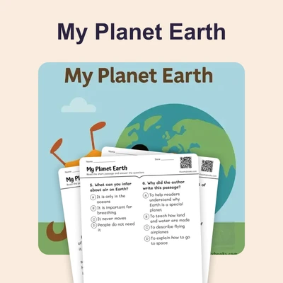 My Planet Earth - reading educational content