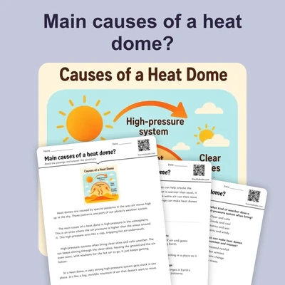 Main causes of a heat dome? - reading educational content