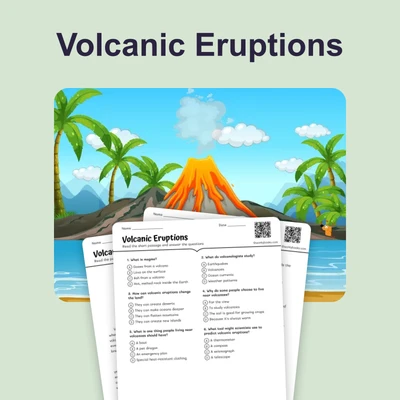 Natural Disaster: Volcanic Eruptions - reading educational content
