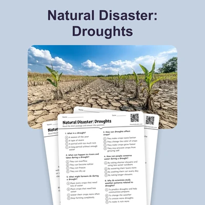 Natural Disaster: Droughts - reading educational content