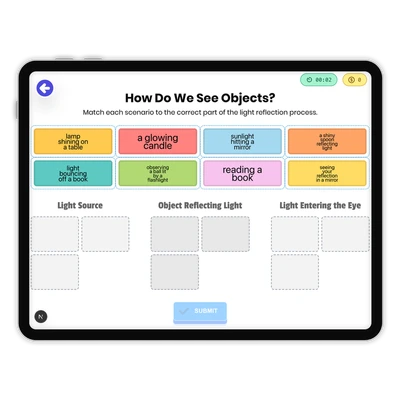 How Do We See Objects? - game educational content