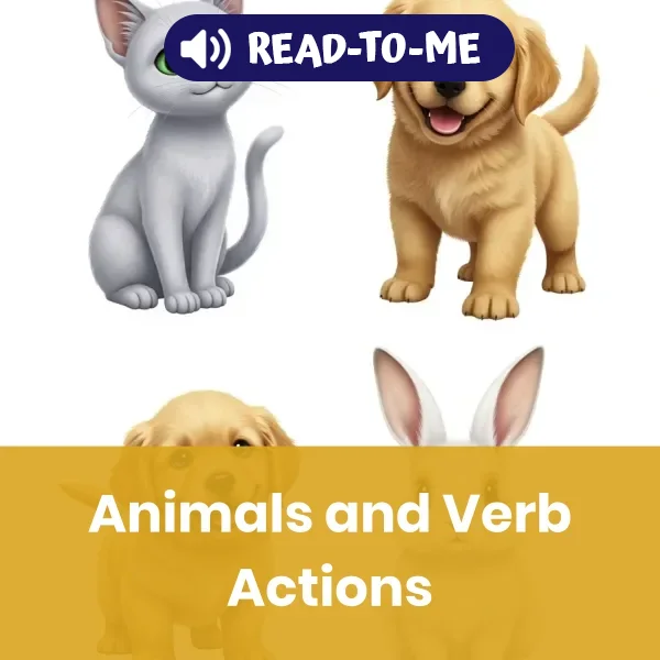 Animal in Action - book educational content