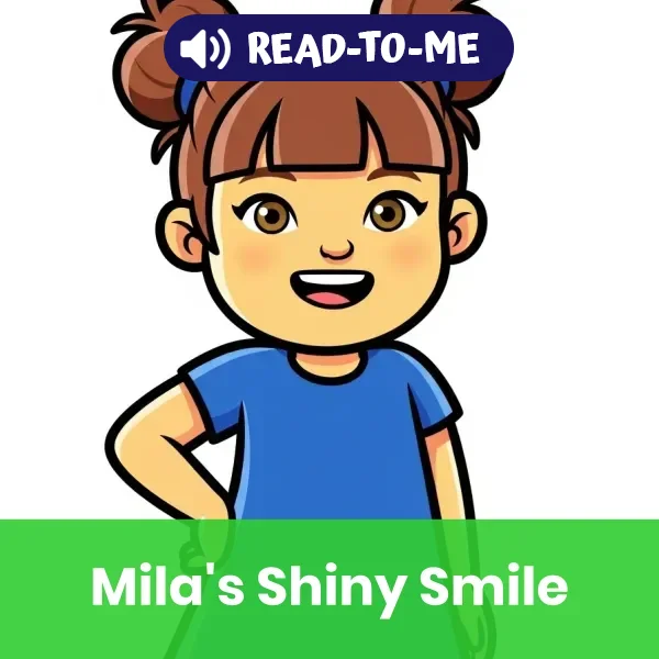 Mila's Shiny smile - book educational content