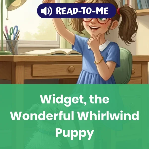 Widget, the Wonderful Whirlwind Puppy - book educational content