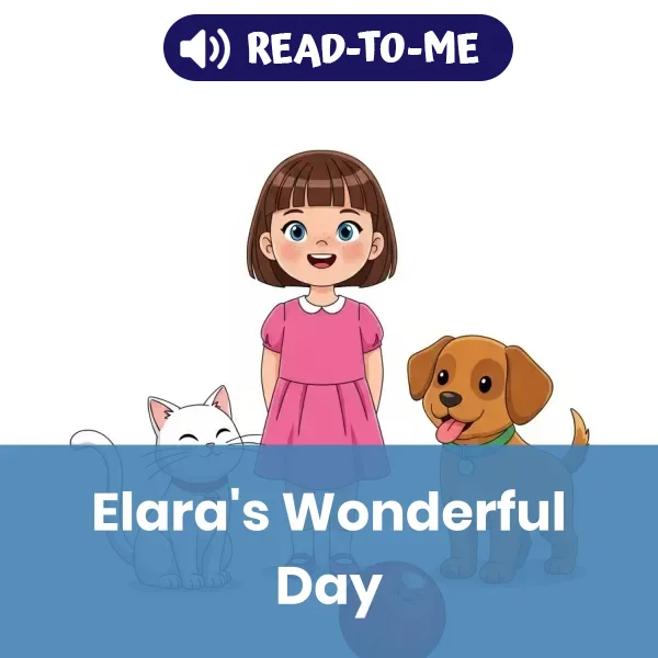 Elana's Wonderful Day  - book educational content