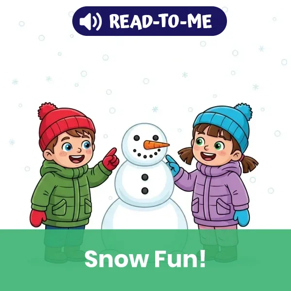 Snow fun - book educational content