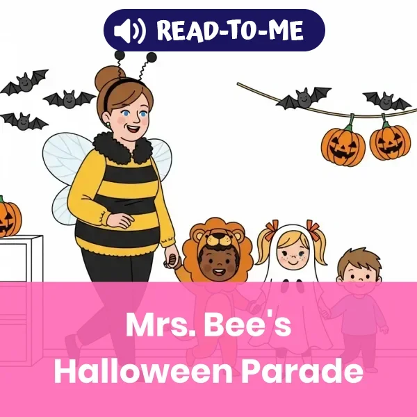 Mrs. Bee's Halloween Parade - book educational content