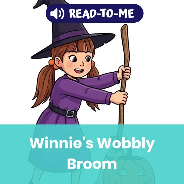 Winnie Wobble Broom - book educational content