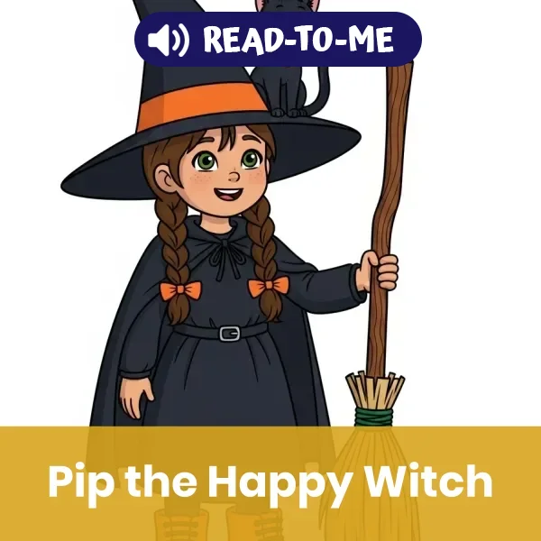 WInky the Happy Witch  - book educational content