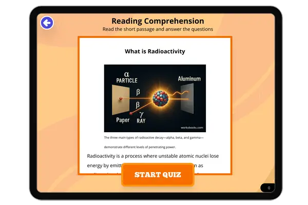 What is Radioactivity - reading educational content
