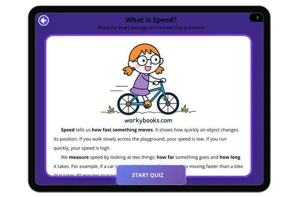 What is Speed? - reading educational content