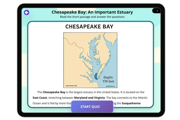 Chesapeake Bay: An Important Estuary - reading educational content